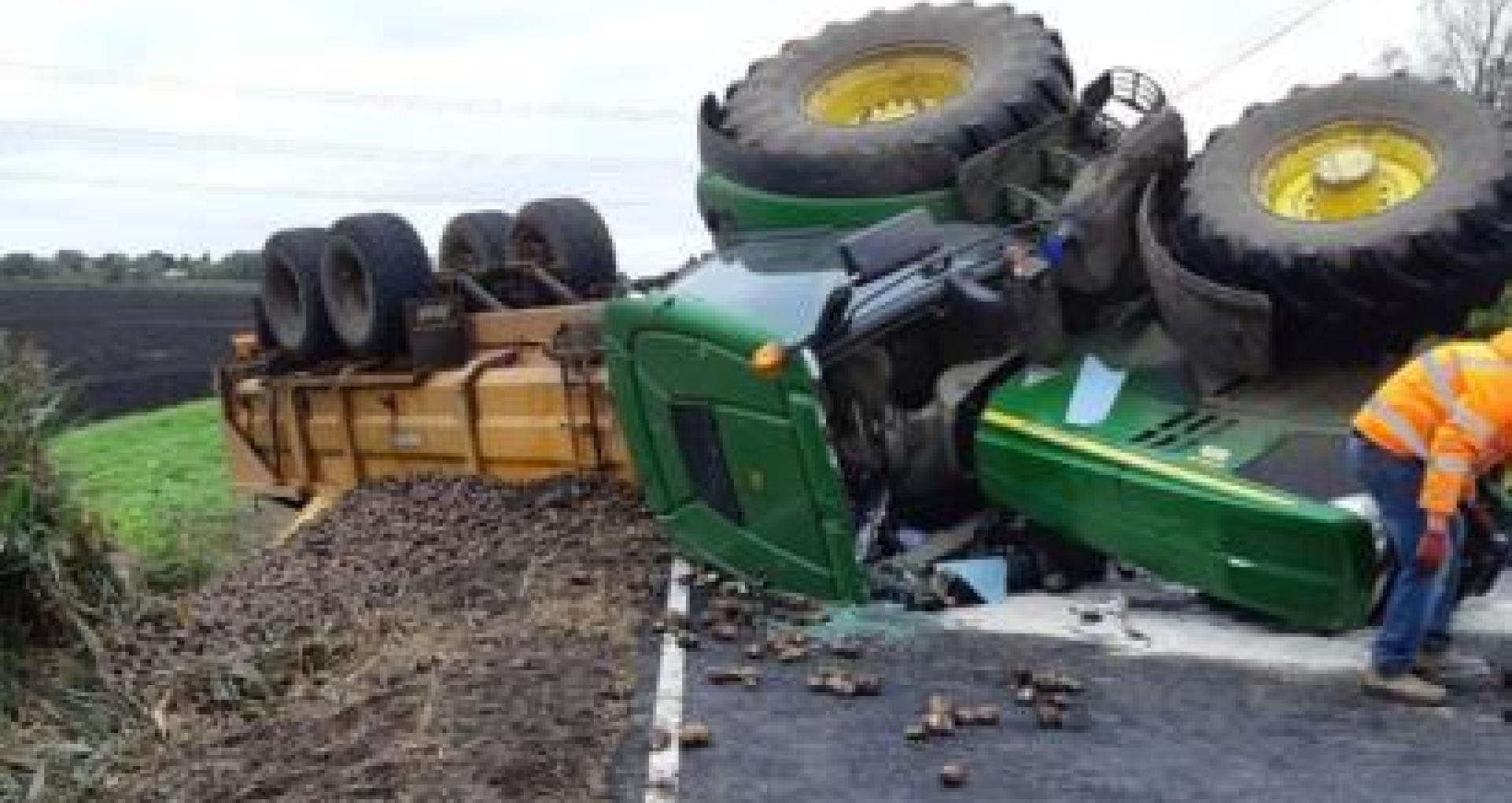 Overturning Tractor is a Health & Safety Concern