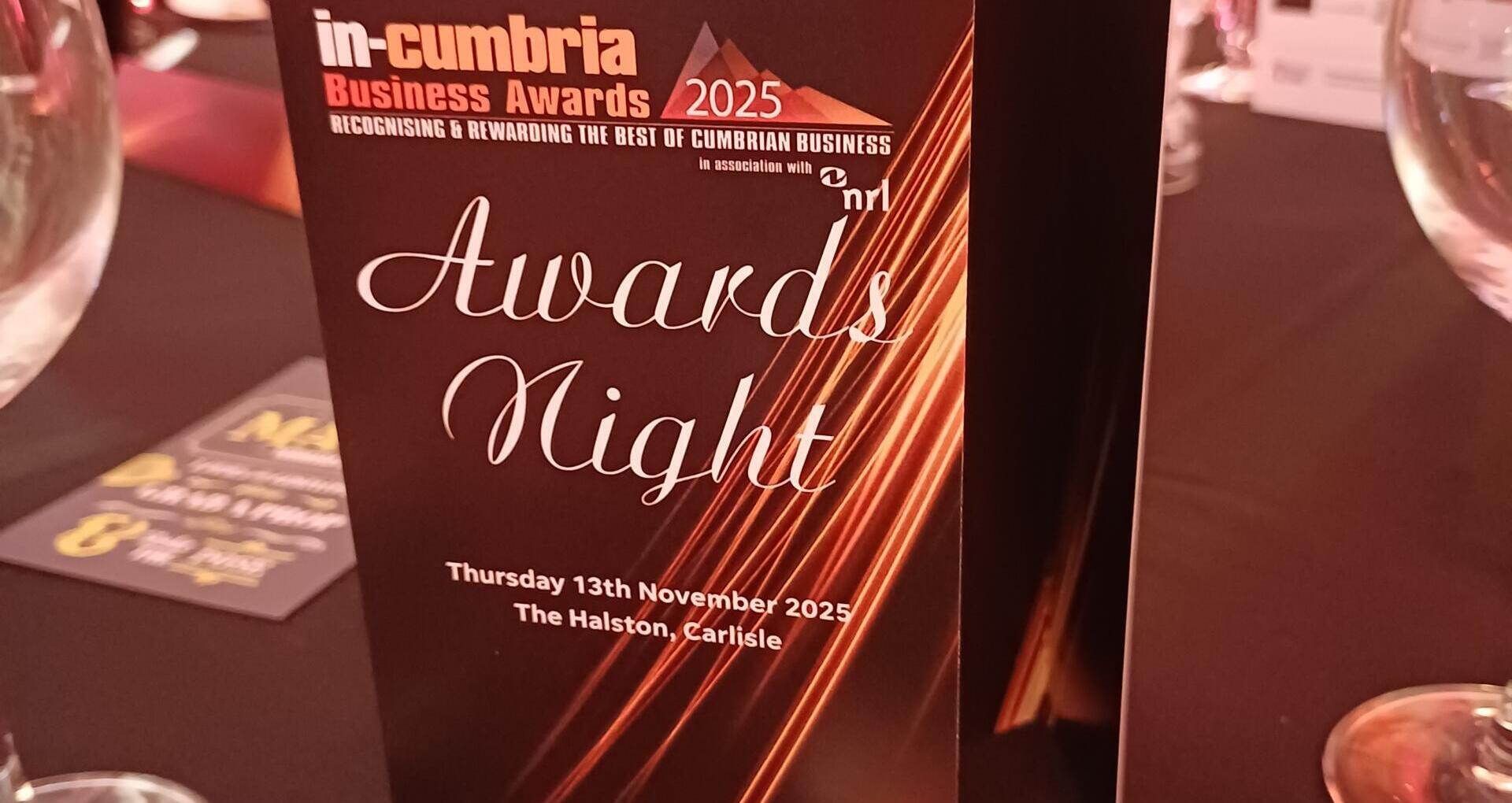 Celebrating Cumbrian businesses at the in-Cumbria business awards